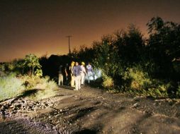 Vecinos de la zona realizaron el hallazgo, tras detectar olores fétidos.  /