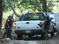 Las fosas fueron localizadas tras la captura de una persona por personal de la Marina. EL UNIVERSAL  /