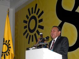 Jesús Zambrano reitera que no hay condiciones para que se firme el Pacto por México. ARCHIVO  /