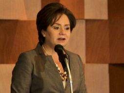 Espinosa se dice satisfecha de logros. ARCHIVO  /