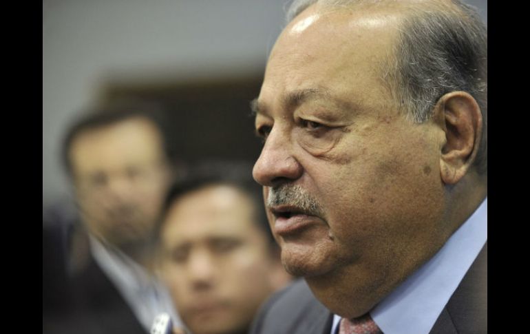 Imagen de Carlos Slim, propietario de América Móvil. ARCHIVO  /