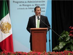 José Antonio Meade, titular de la SHCP, indicó que se enciende una alerta en función de los ingresos de las entidades. ARCHIVO  /