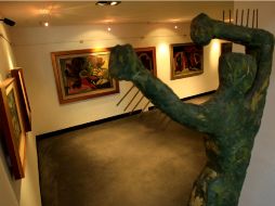 La casa está situada en un ladera con vistas al volcán Pichincha y al valle andino que ocupa Quito, donde nació Guayasamín. ARCHIVO  /