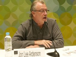Jon Lee Anderson llegó a la feria para presentar su libro  ''La herencia colonial y otras maldiciones''.  /