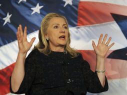 La secretaria de Estado de EU, Hillary Clinton, subrayó que EU está del lado de Israel pero critica el anuncio de Tel Aviv. REUTERS  /