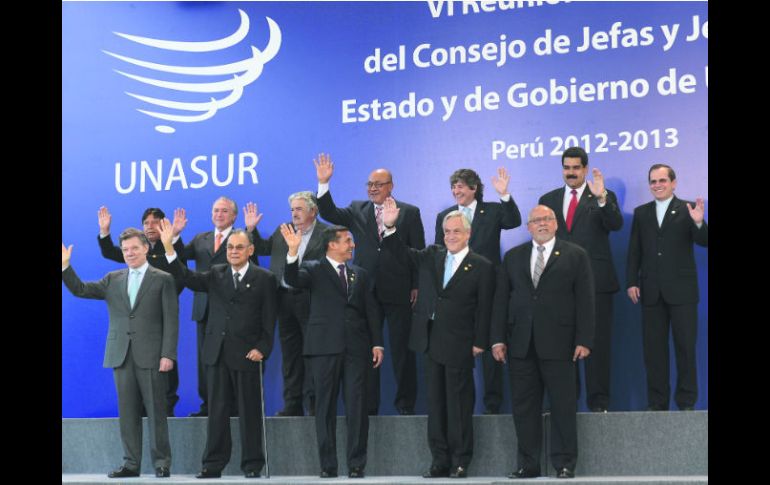 Cumbre de Perú. El regreso de Paraguay a la Unasur se decidirá tras los comicios de 2013. XNHUA  /