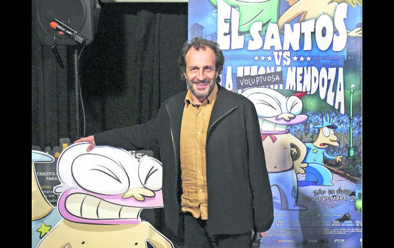 Animado. Giménez Cacho confiesa estar feliz de formar parte de un proyecto que marcó a una generación con la tira cómica. EL UNIVERSAL  /