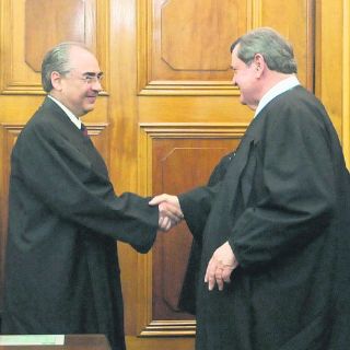 En sesión solemne despiden a Anguiano y Mayagoitia