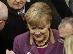 Angela Merkel reitera apoyo a Israel. AP  /