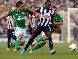 Rayados buscó abrir el esquema defensivo que impuso el conjunto colombiano. MEXSPORT  /