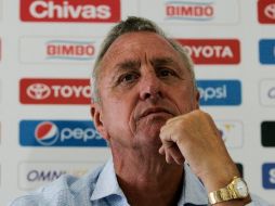 Johan Cruyff comenzó la asesoría a Chivas en febrero pasado. ARCHIVO  /