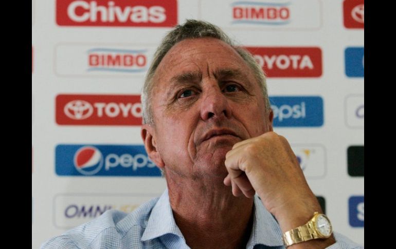 Johan Cruyff comenzó la asesoría a Chivas en febrero pasado. ARCHIVO  /