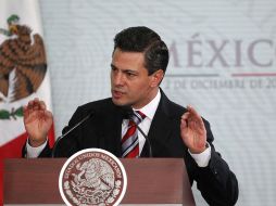 El presidente Enrique Peña Nieto sostiene su primera reunión de gabinete. ARCHIVO  /