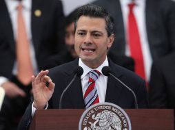 El presidente Enrique Peña Nieto encabeza en Palacio Nacional la primera reunión de gabinete. ARCHIVO  /