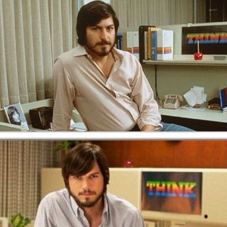 Ashton Kutcher, al estilo Steve Jobs