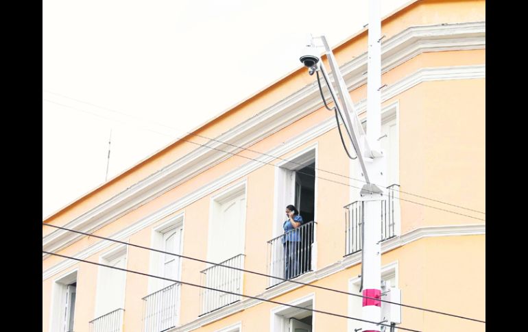 Ojos electrónicos. Actualmente 151 videocámaras ayudan a las tareas de vigilancia en Guadalajara.  /