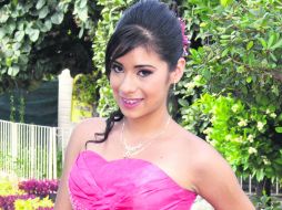 SUEÑOS. La festejada Valeria Montserrat Castrejón Hermosillo.  /