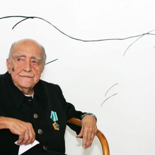 Velarán a Niemeyer en el presidencial Palacio de Planalto