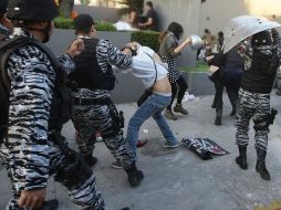 Los muchachos argumentaron que su manifestación era pacífica. ARCHIVO  /