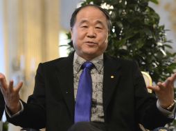 El escritor chino Mo Yan, ganador del Nobel de Literatura 2012. XINHUA  /