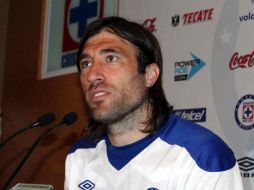 Mariano Pavone espera que la plantilla del Cruz Azul mejore para el próximo torneo. MEXSPORT  /