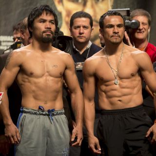 Márquez y Pacquiao impresionan en el pesaje