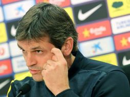 Vilanova mantendrá la incognita hasta el final. EFE  /