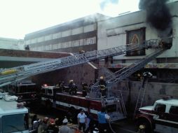 Por el incendio en el local no se reportaron persona intoxicadas, ni quemadas.  /