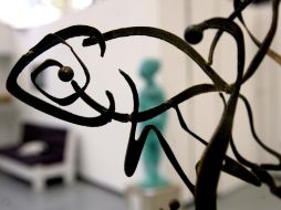 Las obras de Jessica Stockholder develan relación entre espacio ilusionista de la pintura y presencia física de la escultura. ARCHIVO  /