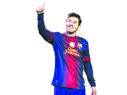 Pese a saber que por fin había superado a Müller, Messi festejó tranquilo sus dos goles al Betis. AFP  /