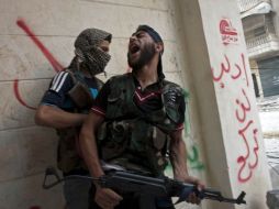 Los yihadistas sirios se apoderaron en la base Jeque Suleimán. AFP  /