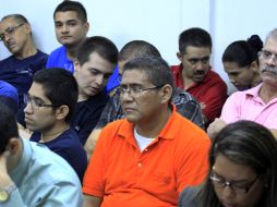 Parte de los 18 mexicanos detenidos en Nicaragua. XINHUA  /