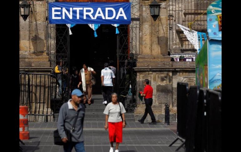 El operativo de la Secretaría de Vialidad y Transporte en la zona de El Santuario, está en marcha desde este martes.  /