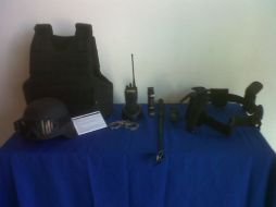 Imagen del kits de equipamiento para seguridad pública.  /