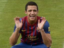 El jugador chileno permanecerá con el conjunto blaugrana. ARCHIVO  /