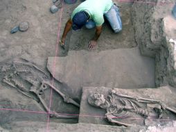 A 300 metros del pueblo de Onavas, al sur de Sonora, fue descubierto el primer cementerio prehispánico de esa entidad. EL UNIVERSAL  /