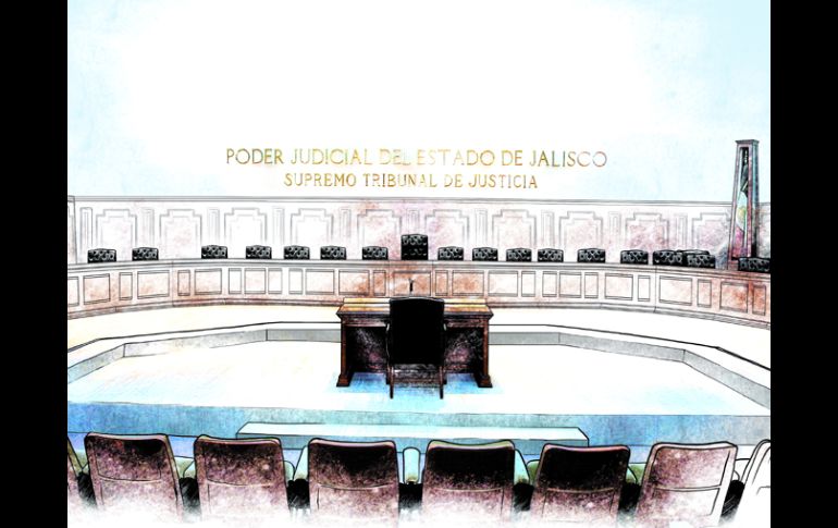 Luis Carlos Vega Pámanes y Carlos Raúl Acosta, ambos magistrados, son los candidatos a tomar el control del Poder Judicial del Estado.  /