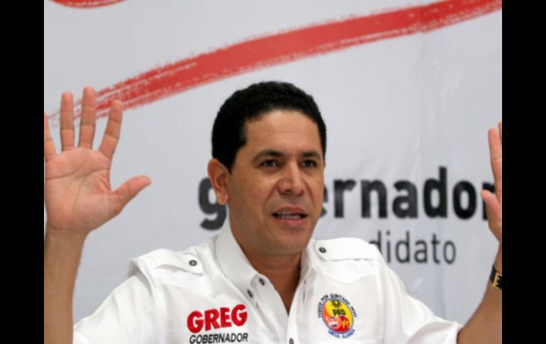 Gregorio Sánchez ''Greg'', clausuró simbólicamente el Palacio Municipal. ARCHIVO  /