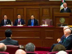 Silva Meza presenta el segundo informe de labores de su gestión. NTX  /