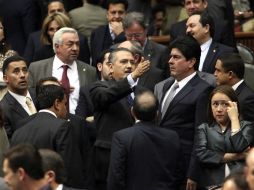 Aspecto de la sesión de este jueves en la Cámara de Diputados. EL UNIVERSAL  /