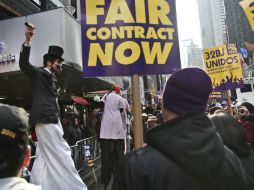 La última huelga importante en la comunidad teatral de Broadway fue a finales de 2007. AP  /