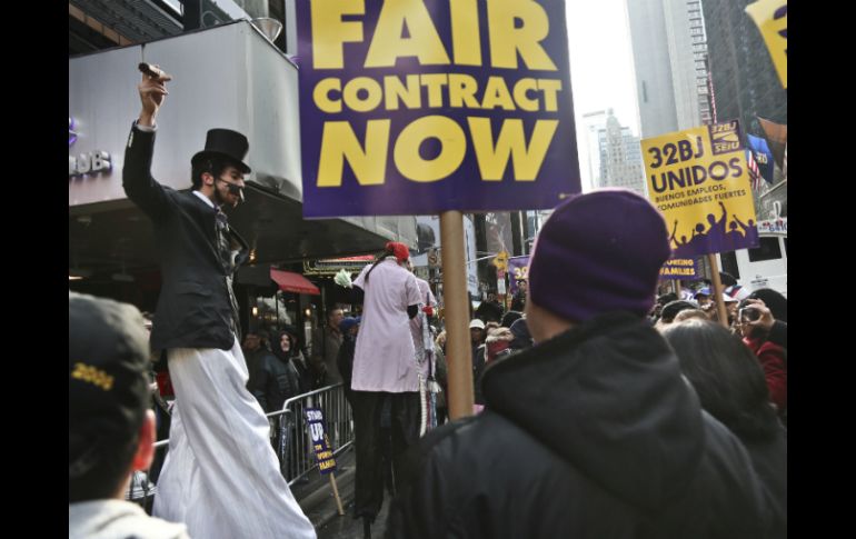 La última huelga importante en la comunidad teatral de Broadway fue a finales de 2007. AP  /