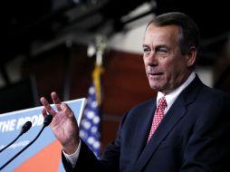 El líder de la Cámara de Representantes, John Boehner, tuvo su segundo encuentro en la semana con el mandatario de EU. XINHUA  /