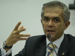 Dio un discurso a los trabajadores del DF, a quienes les reiteró su apoyo. NTX  /