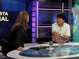 El presidente de Bolivia llamó a su par venezolano su ''hermano mayor''. AFP  /