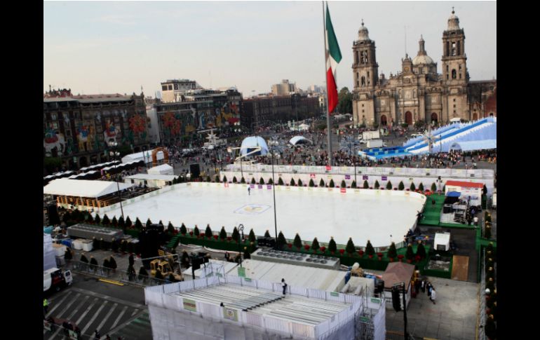 Mide 60 metros de largo por 40 metros de ancho. EL UNIVERSAL  /