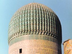 Arquitectura. La Madrassa (escuela) de Ulugh Beg donde se eseña filosofía, astronomía y teología en la Samarkanda de Uzbekistán.  /