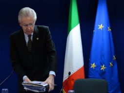 Monti vive los últimos días de su legislatura. AFP  /