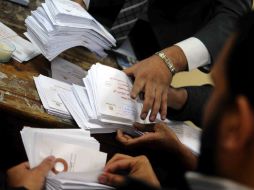 El conteo se cotejará con la segunda ronda del referendo. ARCHIVO  /