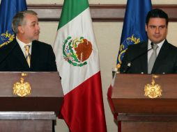 El gobernador del Estado, Emilio González, manifestó su reconocimiento a Aristóteles y su equipo por la integración de la comisión.  /